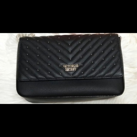 Victoria Secret black handbag with gold chain strap. - Picture 11 of 11